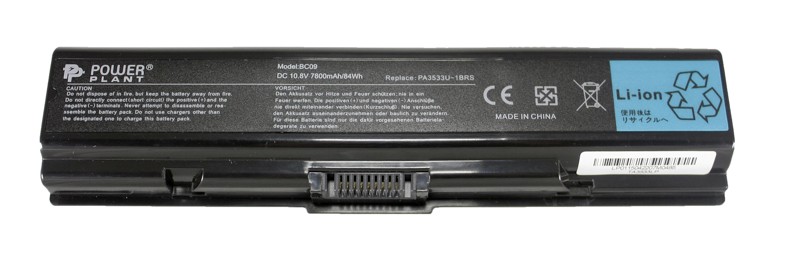 Аккумулятор PowerPlant для ноутбуков TOSHIBA Satellite A200 (PA3533U-1BRS) 10.8V 7800mAh