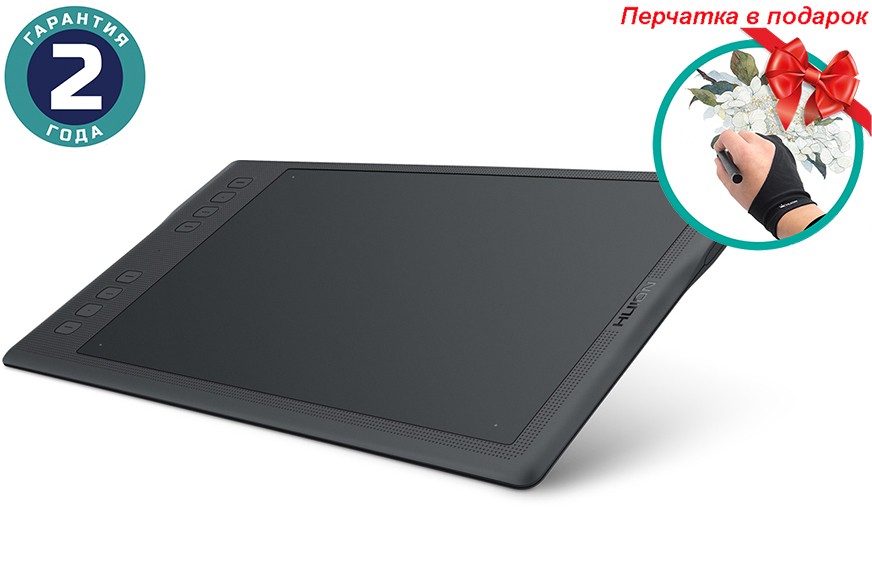 Графический планшет Huion Inspiroy Q11K V2 + перчатка