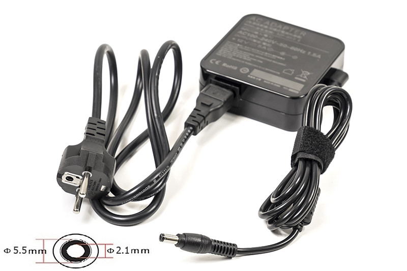 Универсальный блок питания PowerPlant 220V, 12V 60W 5A (5.5*2.1) wall mount