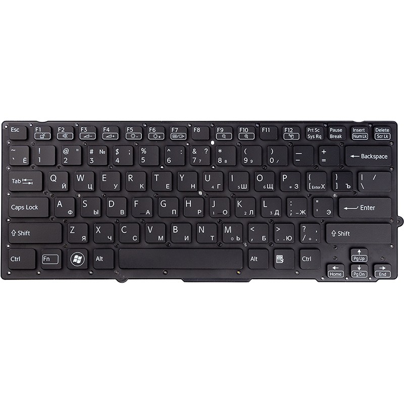 Клавиатура для ноутбука SONY Vaio VPC-SB, VPC-SA черный