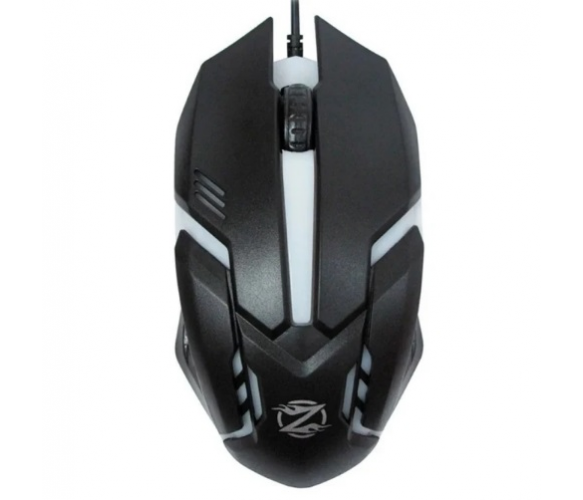Мышка компьютерная проводная ZORNWEE GM02 , Black/Silver, Box