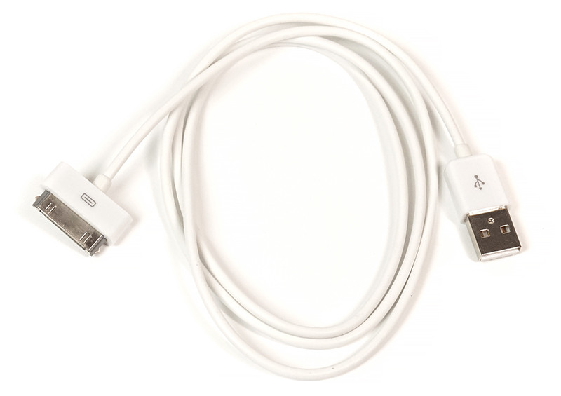 Кабель PowerPlant USB - 30pin (4/4s), 1м