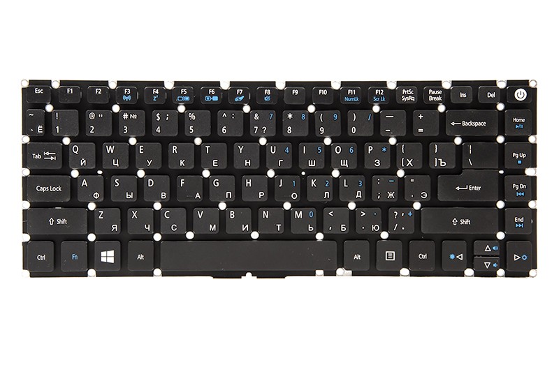 Клавиатура для ноутбука ACER Aspire E5-422, E5-432 черный, без фрейма