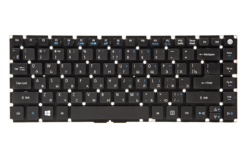 Клавиатура для ноутбука ACER Aspire E5-422, E5-432 черный, без фрейма
