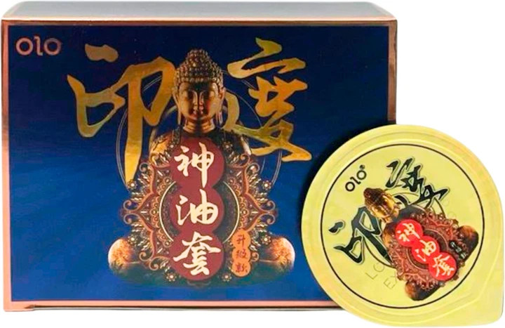 Презервативи OLO Blue Indian god oil 10 шт