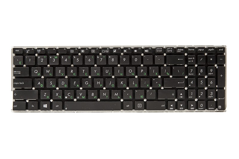 Клавиатура для ноутбука ASUS X550LB, X550LC черный, без фрейма