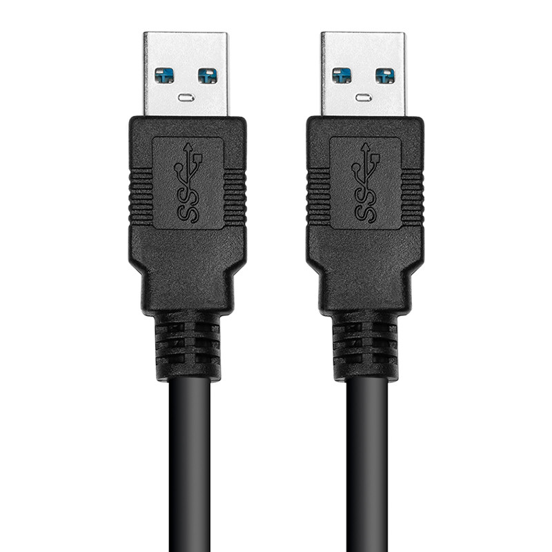 Кабель PowerPlant USB 3.0 AM – AM, 1.5м, черный