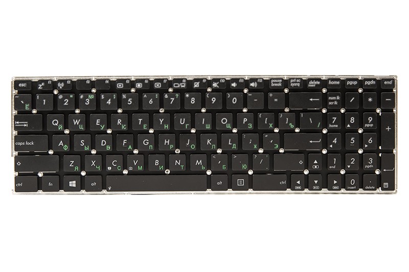 Клавиатура для ноутбука ASUS F551, X551 черный, без фрейма