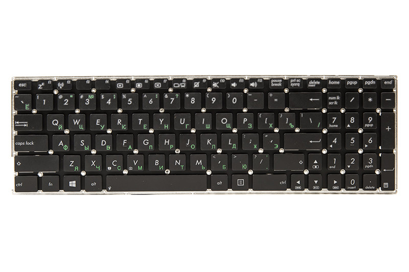Клавиатура для ноутбука ASUS F551, X551 черный, без фрейма