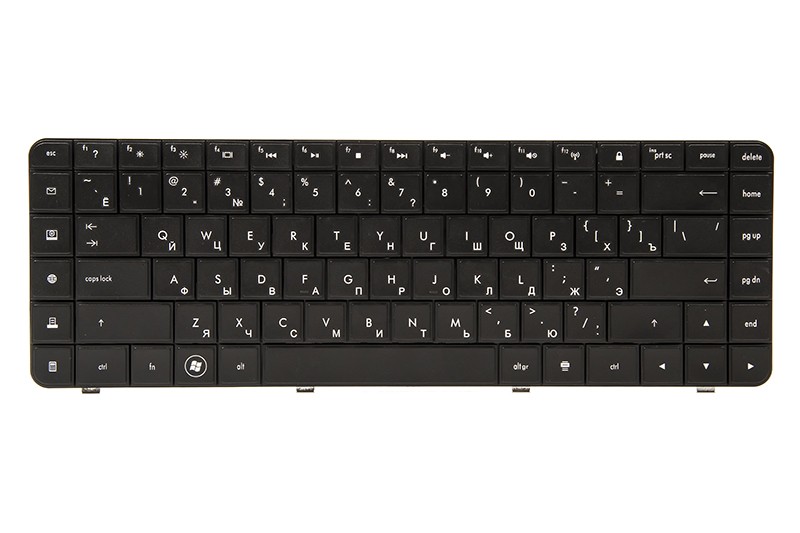 Клавиатура для ноутбука HP Presario CQ56, CQ62, G56 черный, черный фрейм