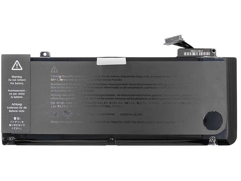 Аккумулятор PowerPlant для ноутбуков APPLE MacBook Pro 13" (A1322) 10.95V 63.5Wh