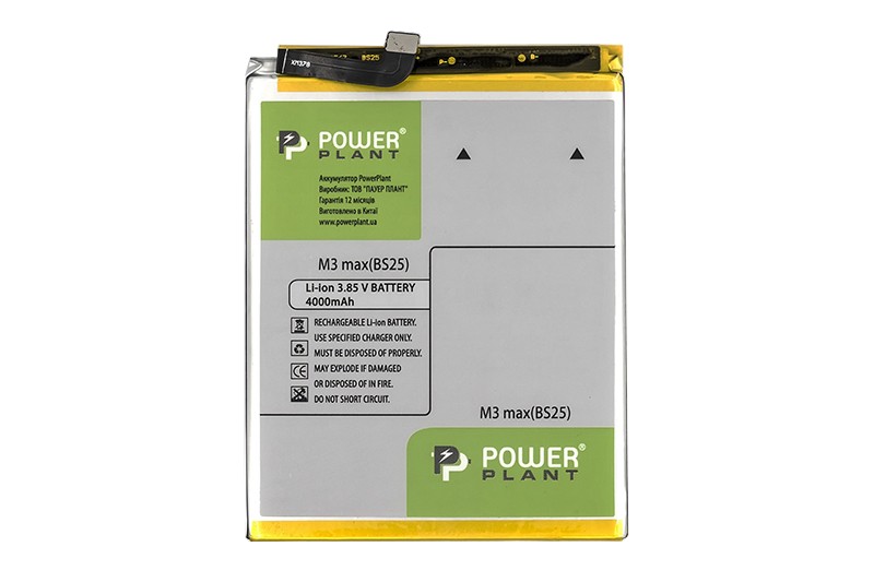 Аккумулятор PowerPlant Meizu M3 Max (BS25) 4000mAh
