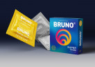 Презервативи якісні чоловічі тонкі із силіконовим мастилом Bruno Super Thin 1 пачка 3 шт.
