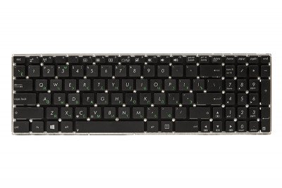 Клавиатура для ноутбука ASUS X501, X552, X550 черный, без фрейма