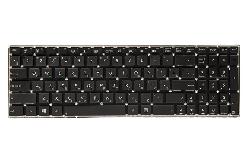Клавиатура для ноутбука ASUS X553MA, X554LA черный, без фрейма