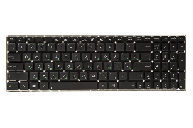 Клавиатура для ноутбука ASUS X553MA, X554LA черный, без фрейма