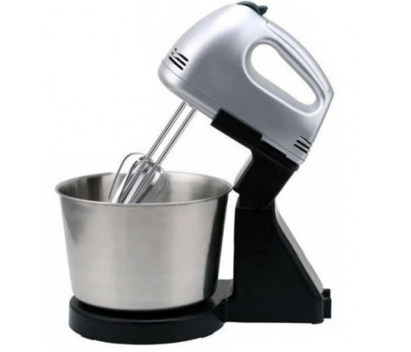 Миксер с чашей Domotec MS 1133, 200Вт, Black/Silver