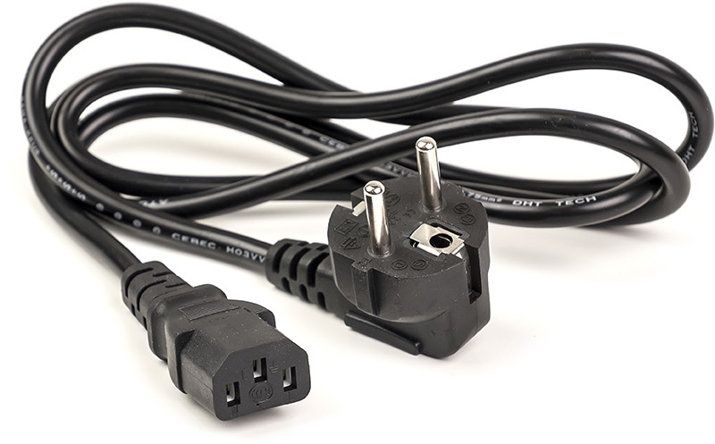 Кабель питания PowerPlant Schuko CEE 7/7 - IEC 320 C13