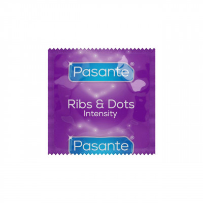 Презервативи Pasante Ribs and Dots Точково-ребристі 1 шт.