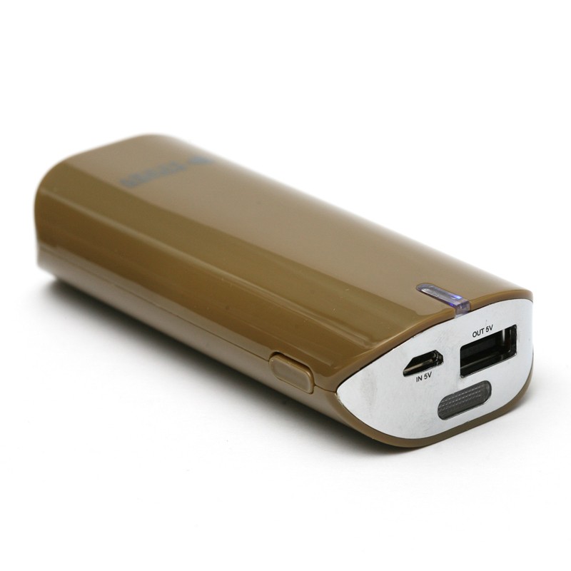 Универсальная мобильная батарея PowerPlant/PB-LA9005/5200mAh/универсальный кабель