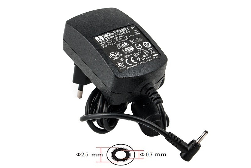 Блок питания для планшетов (зарядное устройство) PowerPlant ACER 220V, 5V 10W 2A (2.5*0.7)