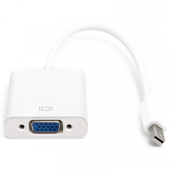 Переходник PowerPlant mini DisplayPort (Thunderbolt) (M) - VGA (F), 0.15 м