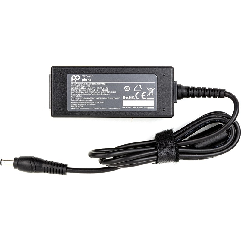 Блок питания для ноутбуков PowerPlant SAMSUNG 220V, 19V 40W 2.1A (5.5*3.0)