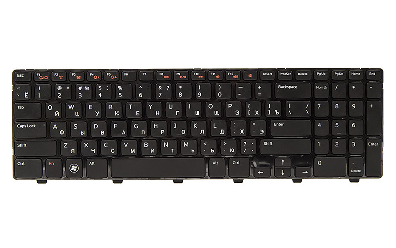 Клавиатура для ноутбука DELL Inspiron 15R: N5110, M5110 черный, черный фрейм