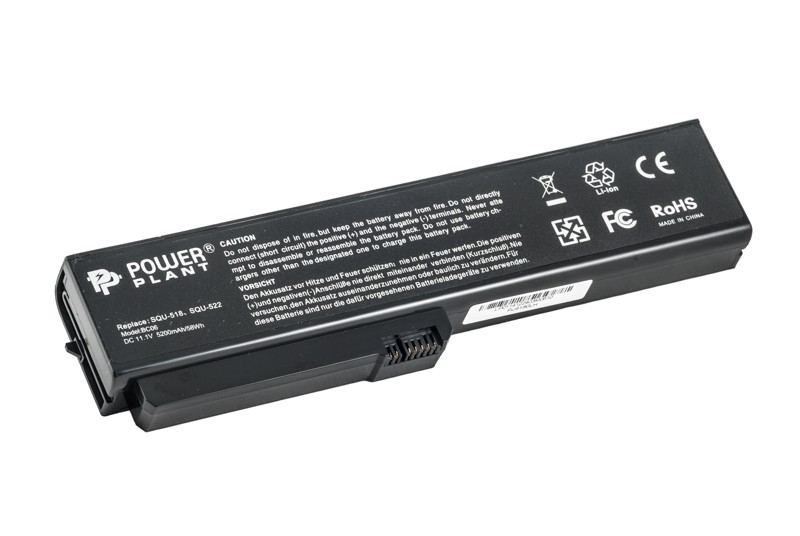 Аккумулятор PowerPlant для ноутбуков FUJITSU Amilo V3205 (SQU-522, FU5180LH) 11.1V 5200mAh