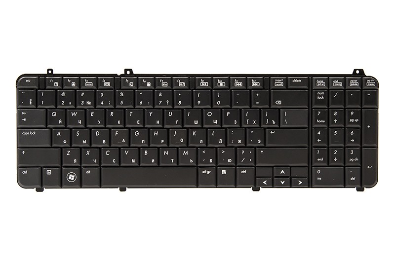 Клавиатура для ноутбука HP Pavilion DV6-1000, DV6T-1000 черный, черный фрейм