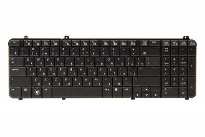 Клавиатура для ноутбука HP Pavilion DV6-1000, DV6T-1000 черный, черный фрейм