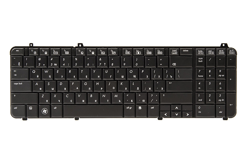 Клавиатура для ноутбука HP Pavilion DV6-1000, DV6T-1000 черный, черный фрейм