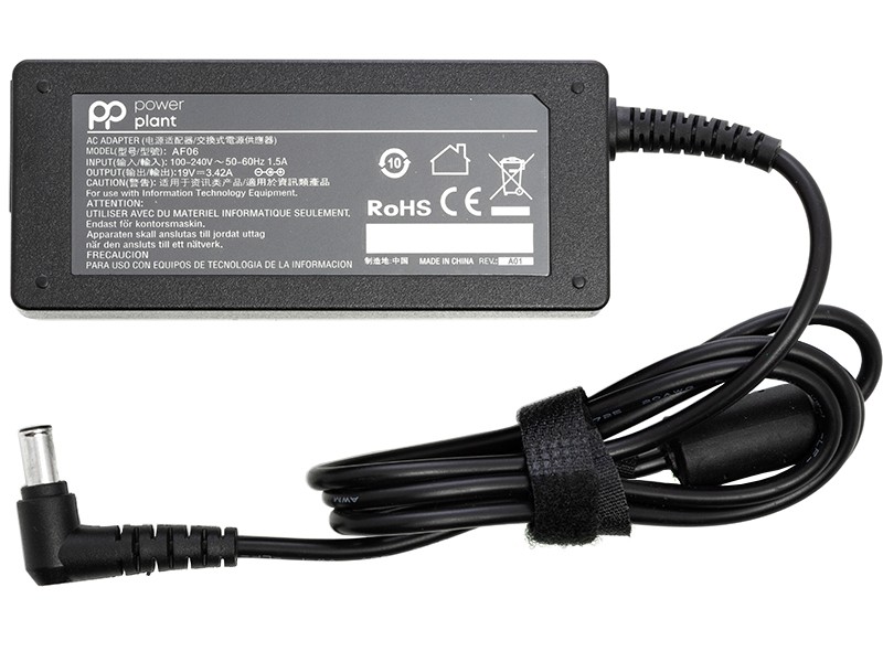 Блок питания для ноутбуков PowerPlant LG 220V, 19V 65W 3.42A (6.5*4.4)