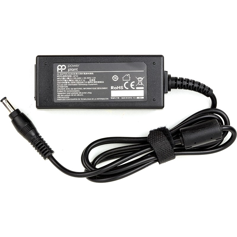 Блок питания для ноутбуков PowerPlant HP 220V, 18V 20W 1.1A (5.5*2.5)