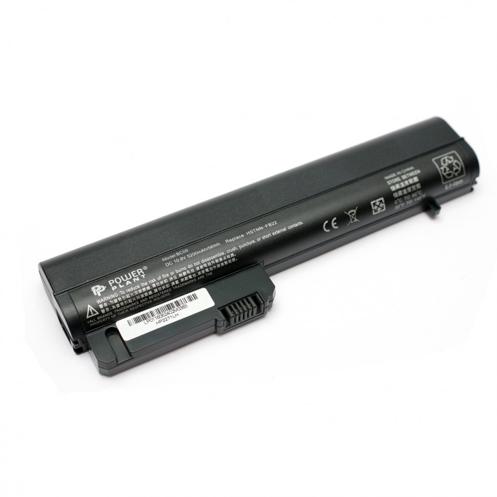 Аккумулятор PowerPlant для ноутбуков HP Business Notebook 2400 (HSTNN-FB22, HP2271LH) 10.8V 5200mAh