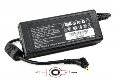 Блок питания для ноутбуков PowerPlant HP 220V, 19V 30W 1.58A (4.0*1.7)