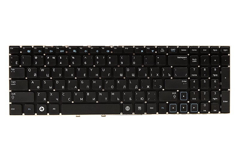 Клавиатура для ноутбука SAMSUNG 300E5A черный, без фрейма