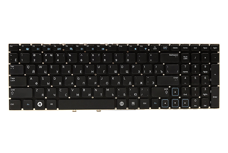 Клавиатура для ноутбука SAMSUNG 300E5A черный, без фрейма