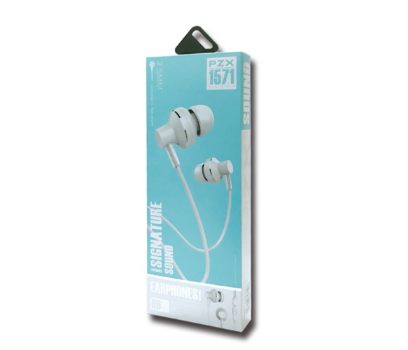 Наушники PZX 1571, 40мм, 50mW, White, Bох