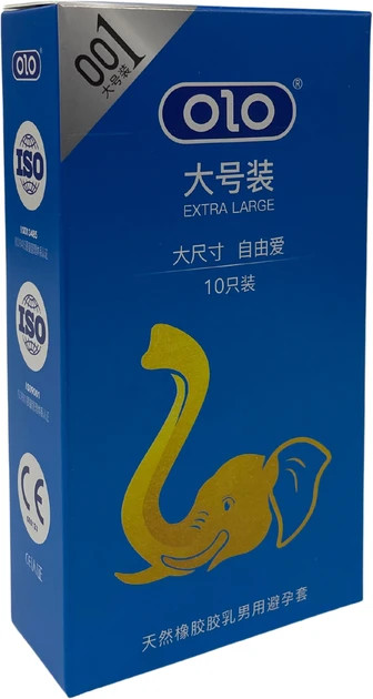 Презервативи OLO Blue Elephant 10 шт