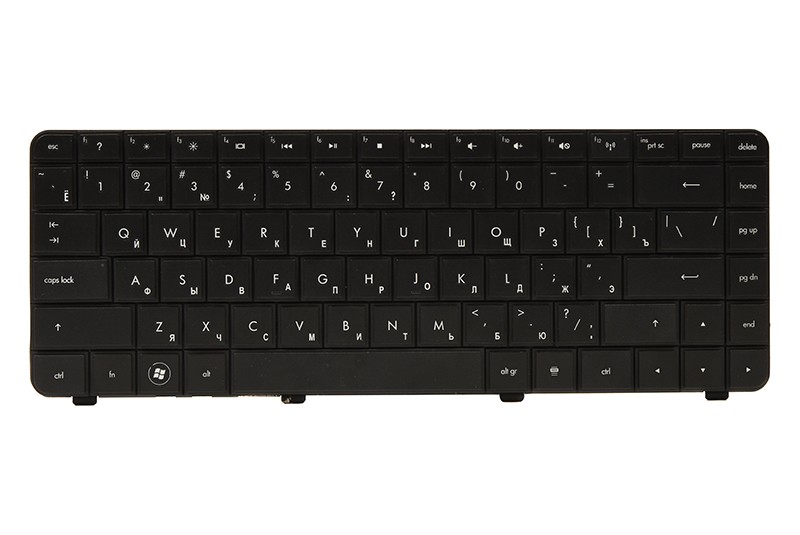 Клавиатура для ноутбука HP Presario CQ42, G42 черный, черный фрейм