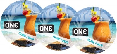 Презервативи One One Flavor Waves Тропічний коктейль 3 шт