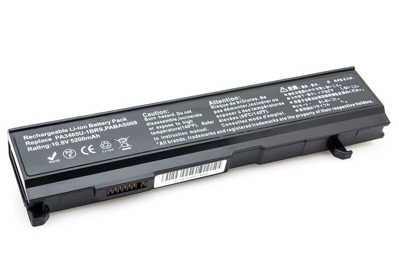 Аккумулятор PowerPlant для ноутбуков TOSHIBA Satellite A80 (PA3465U-1BRS, TA2465LH) 10.8V 5200mAh