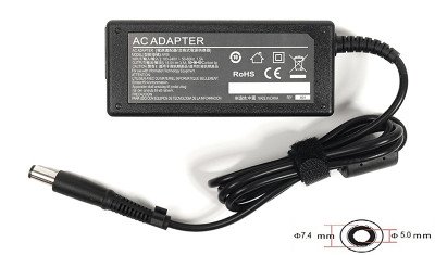 Блок питания для ноутбуков PowerPlant HP 220V, 18.5V 65W 3.5A (7.4*5.0)