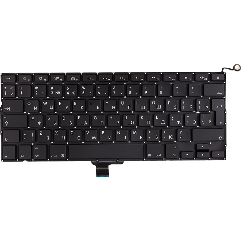 Клавиатура для ноутбука APPLE MacBook Pro 13" A1278, 2009-2012 черный, без фрейма