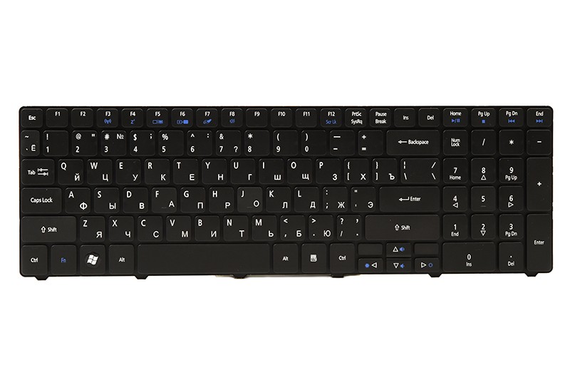 Клавиатура для ноутбука ACER Aspire 5810 черный, черный фрейм