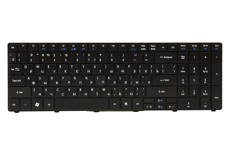 Клавиатура для ноутбука ACER Aspire 5810 черный, черный фрейм