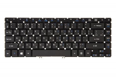 Клавиатура для ноутбука ACER Aspire V5-471 черный, без фрейма