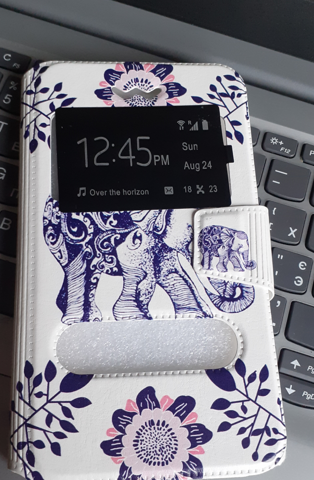 Чехол-книжка Slide Style PRINT Слон