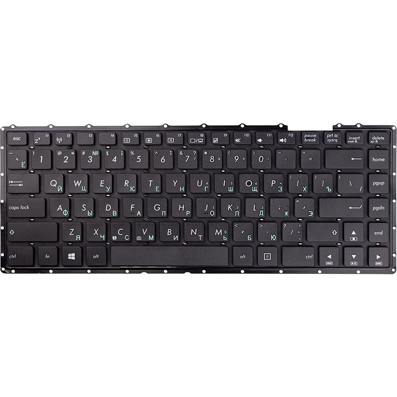 Клавиатура для ноутбука ASUS X453, X451, черный, без фрейма
